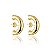 Brinco Ear Hook Janet - Banho de Ouro 18k - Imagem 1