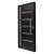PORTA LAMBRI COM FRISO E VIDRO LATERAL - MASTER - Imagem 1