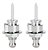 Roldana Strap Lock Para Guitarra Par St217 - Imagem 3