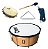 Kit Zabumba Phx 20x20 Pandeiro Triangulo Baqueta E Correia - Imagem 1
