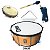 Kit Zabumba Phx 20x20 Pandeiro Triangulo Baqueta E Correia - Imagem 2