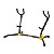Suporte Duplo Para Saxofone Alto E Tenor Hercules Ds537b - Imagem 2