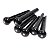 Kit Pinos Para Cavalete Violão Com 6 Unidades Preto ta 069 - Imagem 1
