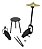 Bateria Infantil Rmv Preta Completa Pbnc14018 - Imagem 4