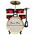 Bateria Infantil Rmv Vermelha Completa Pbnc14020 - Imagem 4