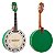 Banjo Rozini Elétrico Verde Caixa Larga Rj11 - Imagem 1