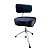 Banco De Bateria Selim Azul Com Encosto Espiral Bauer Bab48 - Imagem 1