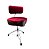 Banco Bateria Selim Vermelho Com Encosto Espiral Bauer Bab48 - Imagem 2