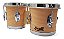 Bongo de Madeira 7x8 com Pele Animal Torelli Tb011 Natural - Imagem 1