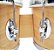 Bongo de Madeira 7x8 com Pele Animal Torelli Tb011 Natural - Imagem 4