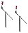 Par de Extensor Girafa Torelli Para Prato De Bateria Ian-161 - Imagem 1
