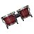 Bongo De Madeira Cor Tabaco 6,5'' X 7,5'' Ianni He-103 - Imagem 4