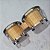Bongo De Madeira Natural Clara  6,5'' X 7,5'' Ianni He-101 - Imagem 3