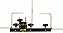 Mini Rack Preto Com 3 Hastes Torelli Ta 453 - Imagem 3