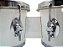 Bongo De Madeira 7x8 Com Pele Animal Torelli Tb011 Branco - Imagem 2