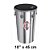 Rebolo Contemporanea 10x45 Aluminio Light 1224lt - Imagem 1