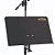 Suporte de Partitura de Metal com Clamp Hep34 + Pedestal Girafa para Microfone Hpm51 - Imagem 2