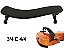 Espaleira Para Violino Com Regulagem 3/4 E 4/4 Stage Se52 - Imagem 1