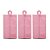 Kit com 3 Bolsa Porta Sapato (Viagem) Jacki Design - ARH18613 Cor:Rosa - Imagem 1