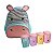 Kit Mochila Infantil Escolar Zebrinha e Conjunto de 4 Porta Lápis Cute - Imagem 1