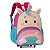 Mochila Infantil Escolar com Rodinhas 13" Clio Pets Unicórnio CP2654B - Imagem 1