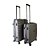 Conjunto de Malas de Viagem 2 Peças c/ TSA e Roda 360 Cinza Swissland - YS21050C - Imagem 2