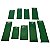 Kit Com 9 Capas Para Controle Remoto Reforçada Verde - Imagem 1