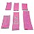 Kit Com 6 Capas Para Controle Remoto Reforçada Rosa/Desenho - Imagem 1