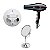 Kit Beauty Secador Profissional com Suporte Parede e Espelho de Base Panther (PTH130/2009-B/PTH326) - Imagem 1
