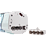 Dispenser com Sensor Automático Álcool Gel/Sabonete Líquido 600ml Panther Q4100 - Imagem 6