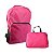 Mochila Dobrável - LL82545 Cor:Rosa - Imagem 1