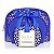 Kit de Necessaire com 3 Peças Étnica ABC16109 Jacki Design Cor:Azul - Imagem 5