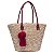 Bolsa de Praia em Palha Tote Bag Pagani Vermelho PG6929 - Imagem 1