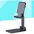 Suporte de Mesa para Celular Smartphone Tablet Preto - Imagem 5