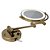 Espelho de Aumento com Luz Led Dupla Face para Parede Panther 8 Polegadas  PTH1308-DOURADO - Imagem 4