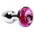 Plug Anal Mini Em Metal Cromado IA Import - Imagem 1