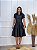 Vestido Courino Midi Gode Feminino Elegante Moda Evangélica Rodado - Imagem 5