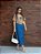 Saia Jeans Sereia Fenda Midi Moda Evangélica Feminina - Imagem 5