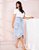 Saia Jeans Midi Assimetrica Ousada Sofisticada Feminina Moda Evangelica - Imagem 3