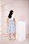 Saia Jeans Midi Assimetrica Ousada Sofisticada Feminina Moda Evangelica - Imagem 4