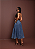 Saia Midi Jeans Godê Longa com Bolsos e Cós Alto – Elegância e Conforto | Rebeca Modas - Imagem 2