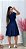 Vestido Jeans Midi 3 Marias Rodado Moda Evangélica Feminina - Imagem 5