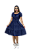 Vestido Jeans Midi 3 Marias Rodado Moda Evangélica Feminina - Imagem 1
