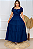 Vestido Jeans Longo 3 Marias Rodado Moda Evangélica Feminina - Imagem 1