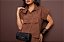 Conjunto Blusa Saia Longa Malha Poliamida Elegância Conforto - Imagem 4