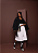 Saia Midi Branca  Rodada Botões Moda Feminina - Imagem 2