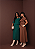 Conjunto Blusa Saia Longa Malha Poliamida Elegância Conforto - Imagem 4