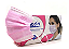 Máscara Rosa Tripla Camada C/ Elástico Medix 50un. - Imagem 2