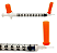 Seringa Insulina c/ Agulha 6x0.25 31G 1 ml Medix 100 uni - Imagem 6
