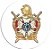 Adesivo Emblema DeMolay - Imagem 1